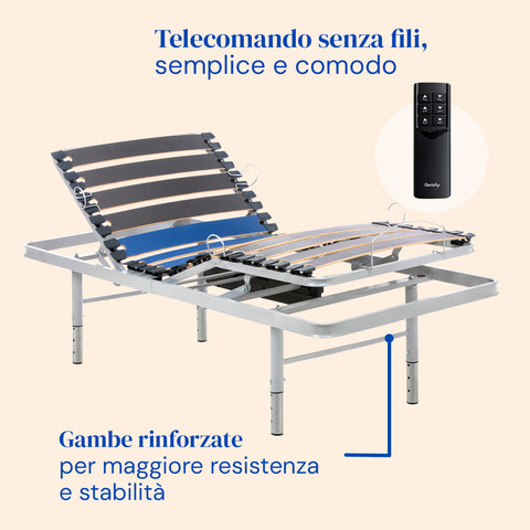 telecomando senza fili, gambe regolabili