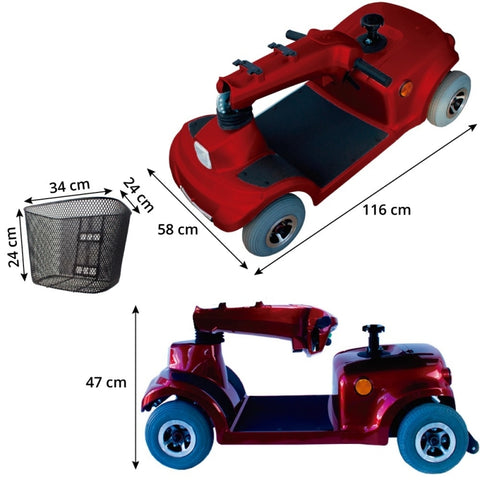 Scooter para o piscis deficiente